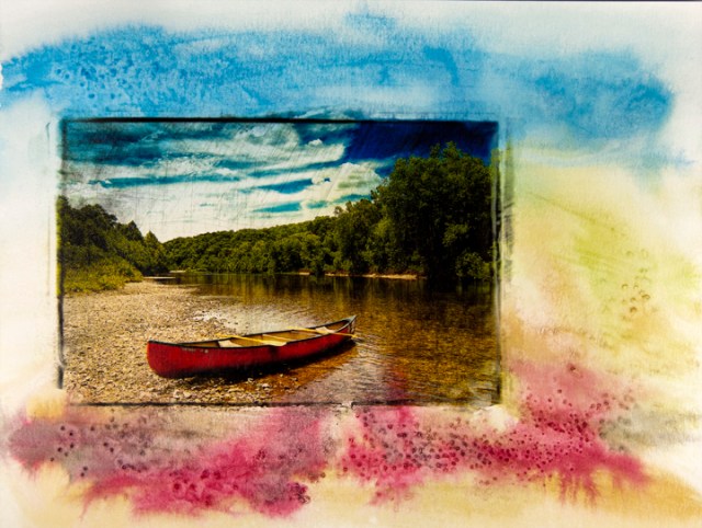 STOLEN: Rest Stop, Mixed Media, ©2013 Jeane Vogel Studios